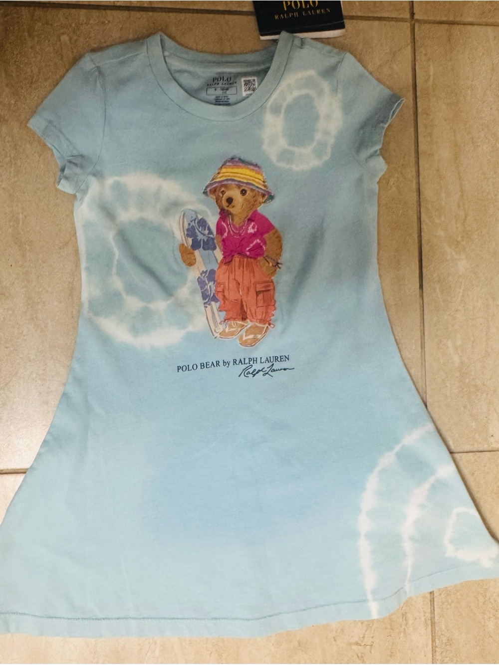 Polo Ralph Lauren Tie-Dye Polo Bear  Dress - Picture 8 of 14